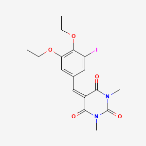 5-(3,4-diethoxy-5-iodobenzylidene)-1,3-dimethyl-2,4,6(1H,3H,5H)-pyrimidinetrione