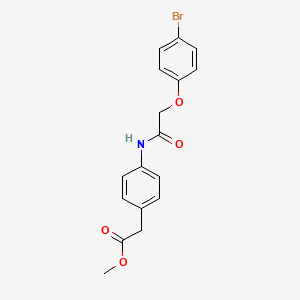 methyl (4-{[(4-bromophenoxy)acetyl]amino}phenyl)acetate