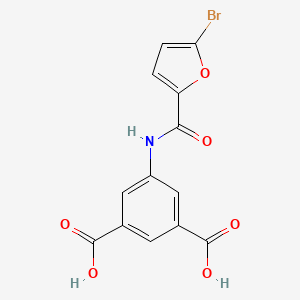 5-[(5-bromo-2-furoyl)amino]isophthalic acid