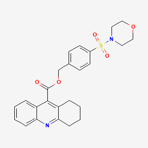 4-(4-morpholinylsulfonyl)benzyl 1,2,3,4-tetrahydro-9-acridinecarboxylate