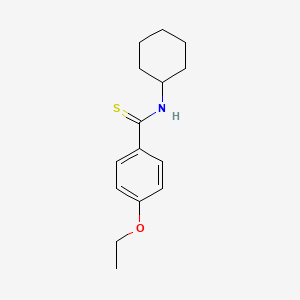 N-cyclohexyl-4-ethoxybenzenecarbothioamide