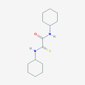 molecular formula C14H24N2OS B3532958 N-cyclohexyl-2-(cyclohexylamino)-2-thioxoacetamide CAS No. 20836-95-7