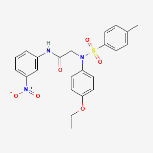 N~2~-(4-ethoxyphenyl)-N~2~-[(4-methylphenyl)sulfonyl]-N~1~-(3-nitrophenyl)glycinamide