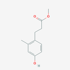 molecular formula C11H14O3 B035332 Methyl 3-(4-Hydroxy-2-methylphenyl)propanoate CAS No. 105731-18-8