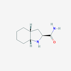 1H-Indole-2-carboxamide,octahydro-,[2S-(2-alpha-,3a-alpha-,7a-alpha-)]-(9CI)