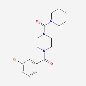 1-(3-bromobenzoyl)-4-(1-piperidinylcarbonyl)piperazine