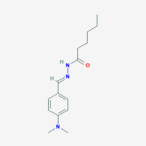 B353351 (E)-N'-(4-(dimethylamino)benzylidene)hexanehydrazide CAS No. 330673-24-0
