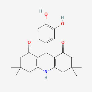 9-(3,4-dihydroxyphenyl)-3,3,6,6-tetramethyl-3,4,6,7,9,10-hexahydro-1,8(2H,5H)-acridinedione