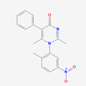 B353365 2,6-dimethyl-1-(2-methyl-5-nitrophenyl)-5-phenylpyrimidin-4(1H)-one CAS No. 372154-69-3