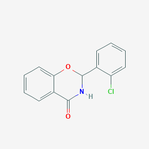 B353372 2-(2-Chlorophenyl)-2,3-dihydro-1,3-benzoxazin-4-one CAS No. 681851-72-9