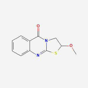 2-methoxy-2,3-dihydro-5H-[1,3]thiazolo[2,3-b]quinazolin-5-one