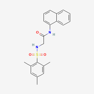 N~2~-(mesitylsulfonyl)-N~1~-1-naphthylglycinamide