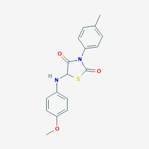 B353405 5-(4-Methoxy-phenylamino)-3-p-tolyl-thiazolidine-2,4-dione CAS No. 329325-60-2