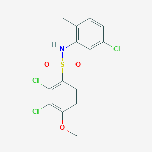 2,3-dichloro-N-(5-chloro-2-methylphenyl)-4-methoxybenzenesulfonamide