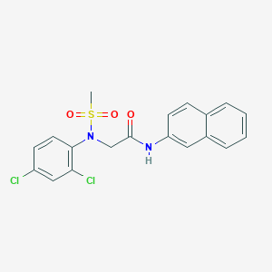 N~2~-(2,4-dichlorophenyl)-N~2~-(methylsulfonyl)-N~1~-2-naphthylglycinamide