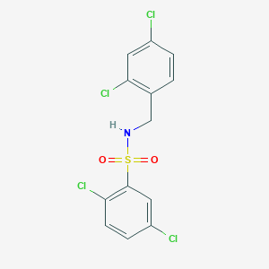 2,5-dichloro-N-(2,4-dichlorobenzyl)benzenesulfonamide