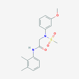 N~1~-(2,3-dimethylphenyl)-N~2~-(3-methoxyphenyl)-N~2~-(methylsulfonyl)glycinamide