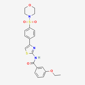 3-ethoxy-N-{4-[4-(4-morpholinylsulfonyl)phenyl]-1,3-thiazol-2-yl}benzamide