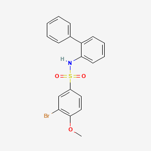 N-2-biphenylyl-3-bromo-4-methoxybenzenesulfonamide