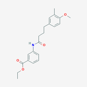 ethyl 3-{[4-(4-methoxy-3-methylphenyl)butanoyl]amino}benzoate