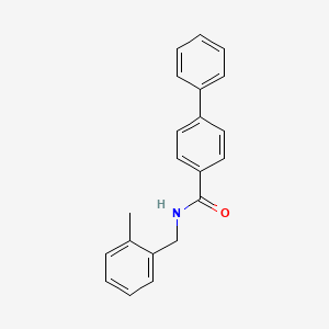 N-(2-methylbenzyl)-4-biphenylcarboxamide