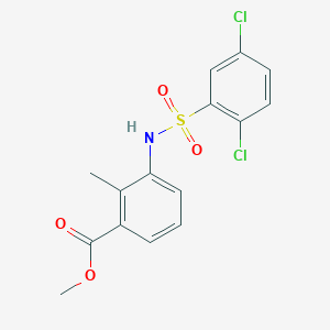 methyl 3-{[(2,5-dichlorophenyl)sulfonyl]amino}-2-methylbenzoate