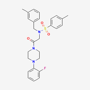 N-{2-[4-(2-Fluoro-phenyl)-piperazin-1-yl]-2-oxo-ethyl}-4-methyl-N-(3-methyl-benzyl)-benzenesulfonamide