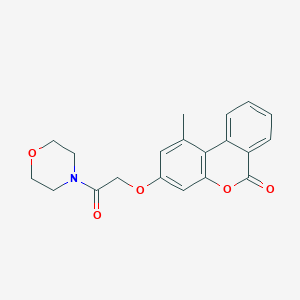 1-methyl-3-[2-(4-morpholinyl)-2-oxoethoxy]-6H-benzo[c]chromen-6-one