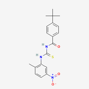 4-tert-butyl-N-{[(2-methyl-5-nitrophenyl)amino]carbonothioyl}benzamide