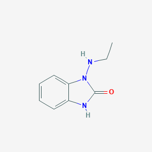 molecular formula C9H11N3O B035356 1-(Ethylamino)-1H-benzo[d]imidazol-2(3H)-one CAS No. 102616-88-6
