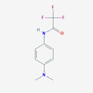 molecular formula C10H11F3N2O B353563 p-Phenylenediamine, N,N-dimethyl-N'-trifluoroacetyl- CAS No. 41116-22-7