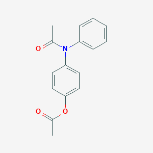 molecular formula C16H15NO3 B353665 4-(Acetylanilino)phenyl acetate CAS No. 16882-88-5