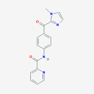 N-{4-[(1-methyl-1H-imidazol-2-yl)carbonyl]phenyl}pyridine-2-carboxamide