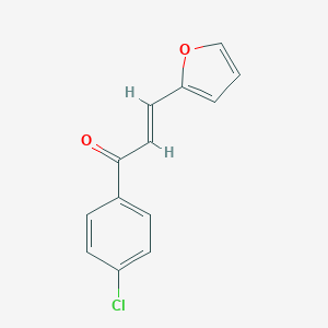 molecular formula C13H9ClO2 B353792 (E)-1-(4-chlorophenyl)-3-(furan-2-yl)prop-2-en-1-one CAS No. 14385-65-0