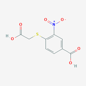 molecular formula C9H7NO6S B353809 4-[(Carboxymethyl)sulfanyl]-3-nitrobenzoic acid CAS No. 202191-24-0