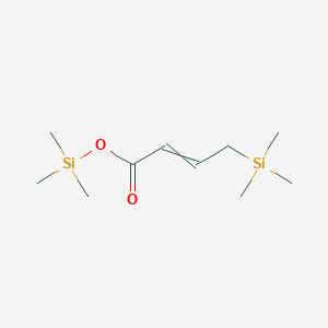 molecular formula C10H22O2Si2 B035387 Trimethylsilyl 4-(trimethylsilyl)but-2-enoate CAS No. 109751-81-7
