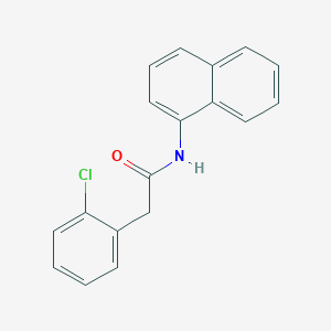 molecular formula C18H14ClNO B353876 2-(2-chlorophenyl)-N-(1-naphthyl)acetamide CAS No. 930688-95-2
