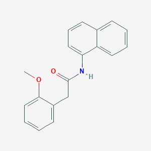 molecular formula C19H17NO2 B353877 2-(2-methoxyphenyl)-N-naphthalen-1-ylacetamide CAS No. 690668-52-1