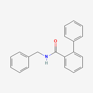 molecular formula C20H17NO B3538914 N-benzyl-2-biphenylcarboxamide CAS No. 102078-75-1