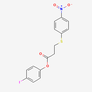 4-iodophenyl 3-[(4-nitrophenyl)thio]propanoate