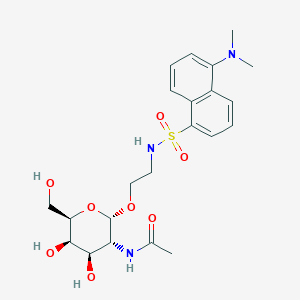 molecular formula C22H31N3O8S B035394 2-Dansylaminoethyl-N-acetylgalactosamine CAS No. 107902-97-6