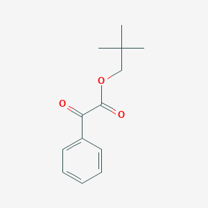 molecular formula C13H16O3 B035395 2,2-Dimethylpropyl oxo(phenyl)acetate CAS No. 101128-42-1