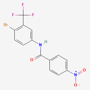 N-[4-bromo-3-(trifluoromethyl)phenyl]-4-nitrobenzamide