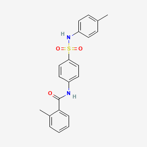 2-methyl-N-(4-{[(4-methylphenyl)amino]sulfonyl}phenyl)benzamide