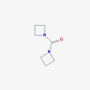 molecular formula C7H12N2O B035410 Di(azetidin-1-yl)methanone CAS No. 100079-42-3