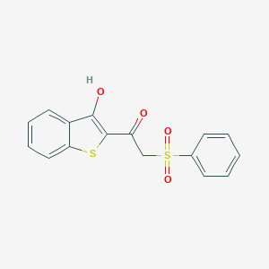 1-(3-Hydroxy-1-benzothien-2-yl)-2-(phenylsulfonyl)ethanone