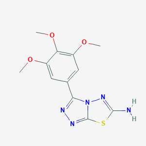 3-(3,4,5-Trimethoxyphenyl)[1,2,4]triazolo[3,4-b][1,3,4]thiadiazol-6-amine