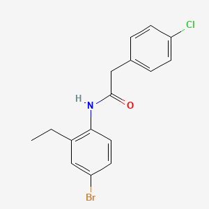 N-(4-bromo-2-ethylphenyl)-2-(4-chlorophenyl)acetamide