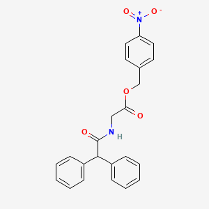 4-nitrobenzyl N-(diphenylacetyl)glycinate