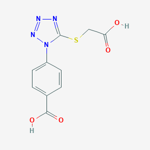 4-{5-[(carboxymethyl)sulfanyl]-1H-tetraazol-1-yl}benzoic acid